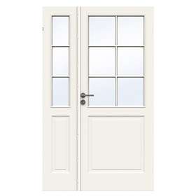 Swedoor Jeld-Wen Parinnerdörr Compact SP6+SP6 Glas 17x21