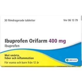 Ibuprofen Orifarm 400mg 30 Tabletter