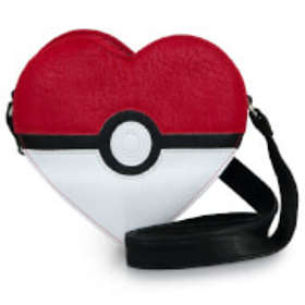 Loungefly Pokémon Heart Shaped Pokéball Crossbody Bag