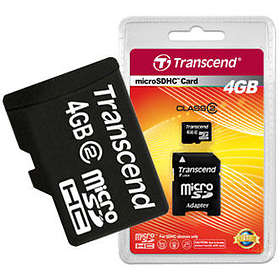 Transcend microSDHC Class 2 4GB