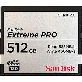 SanDisk Extreme Pro CFast 2.0 525Mo/s 512Go