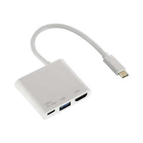 Hama 3in1 USB-C Multiport Adapter (135728)