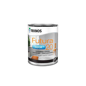 Teknos Futura Aqua 20 Lackfärg NCS-S0502-Y Vit 0,45l