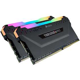 Corsair Vengeance Black RGB LED Pro DDR4 3200MHz 2x8Go (CMW16GX4M2C3200C16)