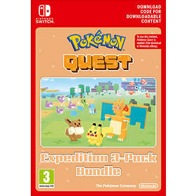 Pokémon Quest: Expedition 3-Pack Bundle (Expansion) (Switch)