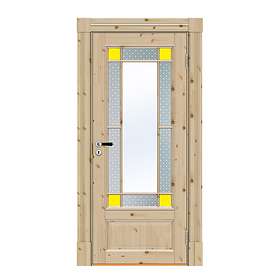 Swedoor Jeld-Wen Innerdörr Arv 7215 Glas 10x20