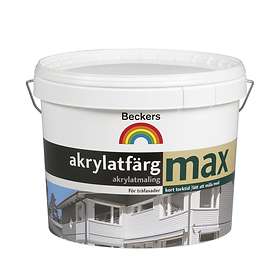 Beckers Front Akrylatfärg Max Vit 10L