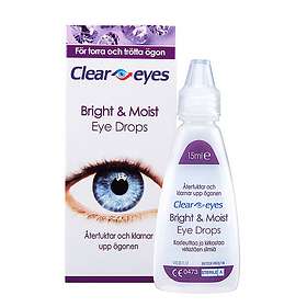 Clear Eyes Bright & Moist Eye Drops 15ml