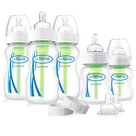 Dr Brown's Options Anti-kolik Wide-neck Newborn Feeding Set 5-pack