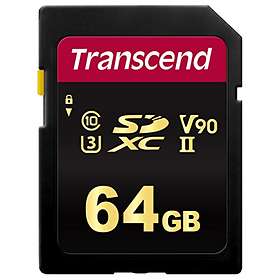 Transcend 700S SDXC Class 10 UHS-II U3 V90 64Go