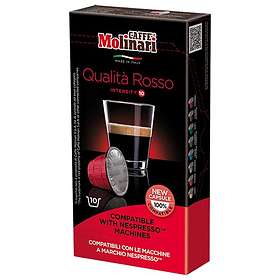 Caffe Molinari Nespresso Qualità Rosso 10st (Kapslar)