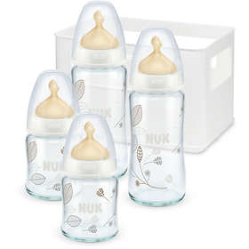 Nuk First Choice+ Starter Set Glass 4-pack