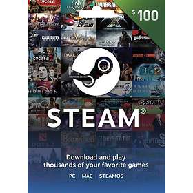 Steam Carte Cadeau - 100 USD