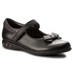 Clarks Prime Skip Leather Shoes in Black 