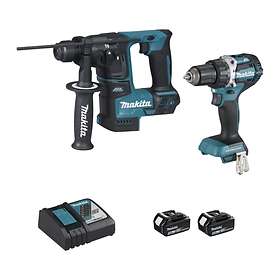 Pack 3 Outils MAKITA DLX3125TX1 (DDF484 + DTD153 + DGA506) 18V LXT Li-Ion  (2 x 5Ah) - Racetools