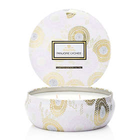 Voluspa 3 Wick Candle In Decorative Tin Panjore Lychee