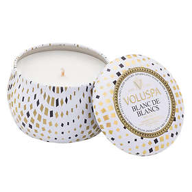 Voluspa Maison Metallo 2 Wick Candle Blanc De Blancs