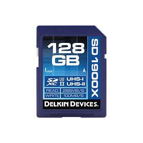 Delkin Prime SDXC Class 10 UHS-II U3 V60 1900x 128Go