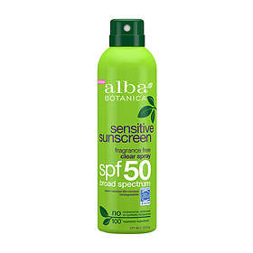 Alba Botanica Sensitive Sunscreen Fragrance Free Clear Spray SPF50 177ml