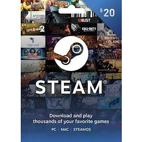 Steam Carte Cadeau - 20 USD