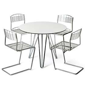 Grythyttan Grupp High Tech Ø90cm (inkl. 4st Stolar)