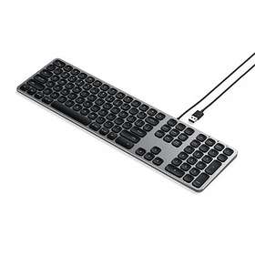 Satechi Aluminum Wired USB Keyboard (Nordic)
