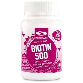 HealthWell Biotin 5000 100 Kapslar