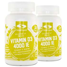 HealthWell Vitamin D3 4000 IE 240 Kapslar