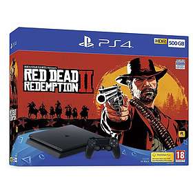 Sony PlayStation 4 (PS4) Slim 500Go (+ Red Dead Redemption 2) 2018