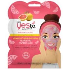 Yes To Grapefruit Brightening Vitamin C Glow-Boosting Bubbling Sheet Mask 1st