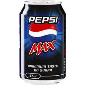 Pepsi Max Burk 0,33l 24-pack