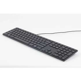 Matias RGB Wired Aluminum Keyboard for PC with 1 Port Hub (Nordisk)