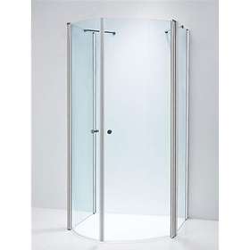 Duschbyggarna Duschhörn Walk In De Luxe 86x85