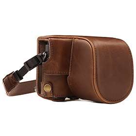 MegaGear Ever Ready Leather Camera Case for Panasonic Lumix DC-GX950, GX900, DC-