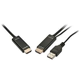 Lindy Fibre Optic Hybrid 18Gbps HDMI - HDMI High Speed 10m