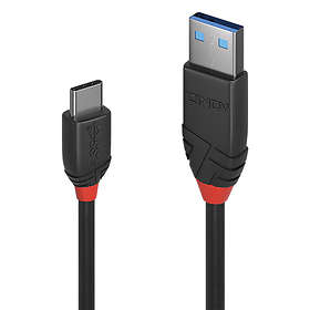 Lindy Black Line 5A USB A - USB C 3.1 0,5m