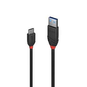 Lindy Black Line 5A USB A - USB C 3.1 1m