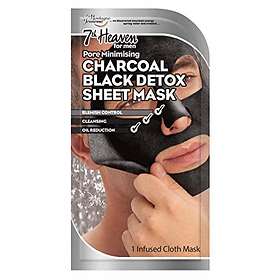 Montagne Jeunesse 7th Heaven For Men Charcoal Black Detox Sheet Mask 1st