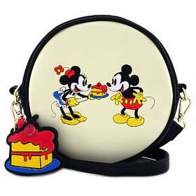 Loungefly x Mickey x Minnie Cake Crossbody Bag