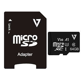 V7 microSDXC Class 10 UHS-I U3 V30 A1 100/85MB/s 64GB