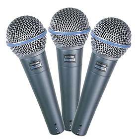 Best pris på Shure Beta 58 Triple Bundle Mikrofoner Best pris på Shure BETA 58 Mikrofoner Sammenlign priser