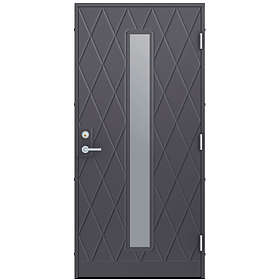 Diplomat Ytterdörr Vilda Glas 9x20