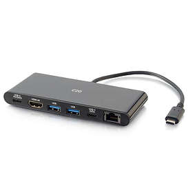 Tripp Lite USB C to HDMI Multiport Video Adapter Converter w/ USB-A Hub,  USB-C PD Charging Port & Gigabit Ethernet Port, - U444-06N-H4GU-C - Docking  Stations & Port Replicators 