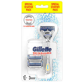 Gillette Skinguard Sensitive (+2 Lames Supplémentaires)