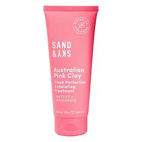 Sand & Sky Australian Pink Clay Flash Perfection Exfoliating Scrub 100ml