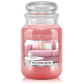 Country Candle Large Jar 2 Wick Bougies Parfumées Welcome Home