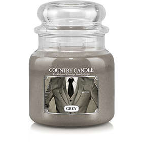 Country Candle Medium Jar 2 Wick Duftlys Grey
