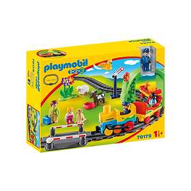 Playmobil 1.2.3 70179 Train avec passagers et circuit