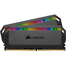 Corsair Dominator Platinum RGB Black DDR4 3200MHz 2x16Go (CMT32GX4M2C3200C16)