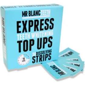Mr. Blanc Teeth Express Teeth Whitening Top UPS Dissolving Strips 30st